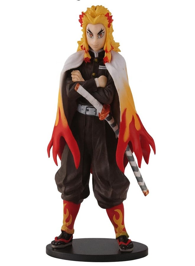 FowWelt Rengoku Action Figure | Demon Slayer Flame Hashira Collectible | Premium Anime PVC Figurine for Display, Gifting & Decor (Rengoku 16Cm) - Image 1